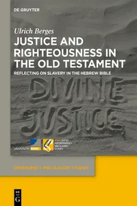 Justice and Righteousness in the Old Testament_cover