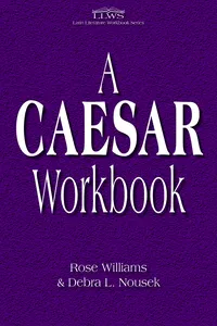<p>A Caesar Workbook</p>_cover