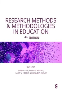 Research Methods and Methodologies in Education_cover