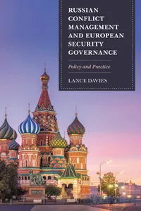 Russian Conflict Management and European Security Governance_cover