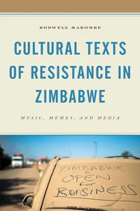 Cultural Texts of Resistance in Zimbabwe_cover