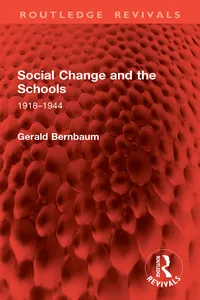 Social Change and the Schools_cover