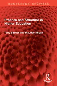 Process and Structure in Higher Education_cover