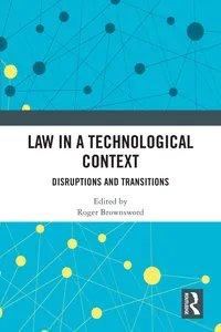 Law in a Technological Context_cover