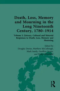 Death, Loss, Memory and Mourning in the Long Nineteenth Century, 1780–1914_cover