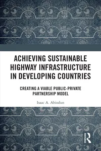 Achieving Sustainable Highway Infrastructure in Developing Countries_cover