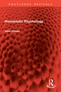 Humanistic Psychology_cover