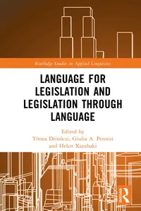 Language for Legislation and Legislation through Language_cover