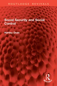 Social Security and Social Control_cover