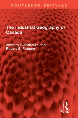The Industrial Geography of Canada