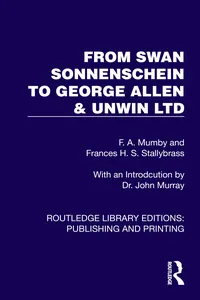 From Swan Sonnenschein to George Allen & Unwin Ltd_cover