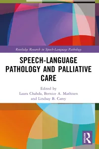 Speech-Language Pathology and Palliative Care_cover