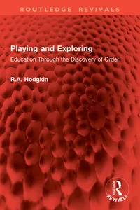 Playing and Exploring_cover