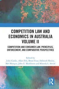 Competition Law and Economics in Australia, Volume II_cover