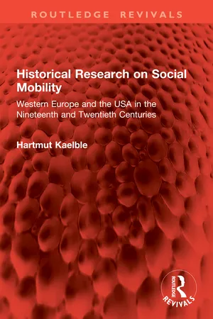 Historical Research on Social Mobility