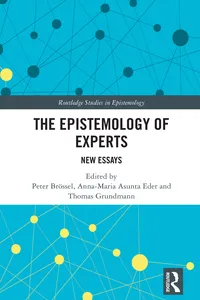 The Epistemology of Experts_cover