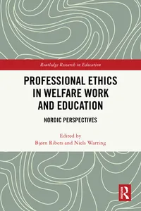 Professional Ethics in Welfare Work and Education_cover