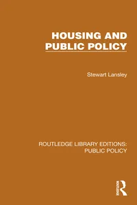 Housing and Public Policy_cover
