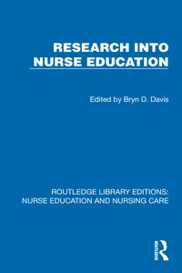 Research into Nurse Education_cover