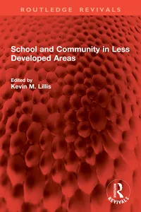 School and Community in Less Developed Areas_cover
