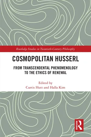Cosmopolitan Husserl