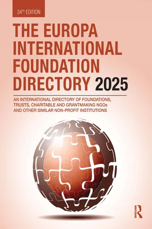 The Europa International Foundation Directory 2025