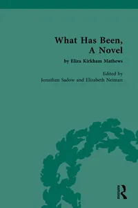 What Has Been, A Novel by Eliza Kirkham Mathews_cover