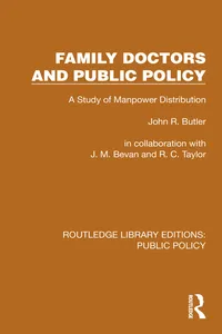 Family Doctors and Public Policy_cover