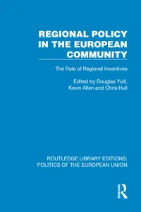 Regional Policy in the European Community_cover