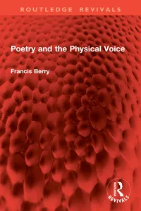Poetry and the Physical Voice_cover