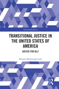 Transitional Justice in the United States of America_cover