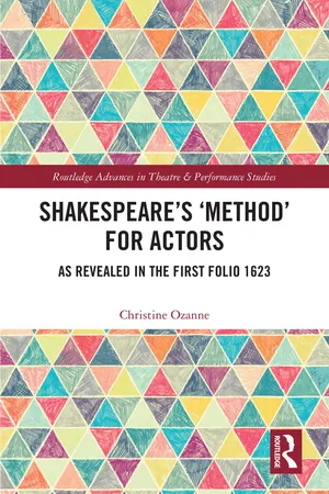 Shakespeare's 'Method' for Actors