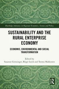 Sustainability and the Rural Enterprise Economy_cover