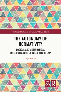 The Autonomy of Normativity_cover