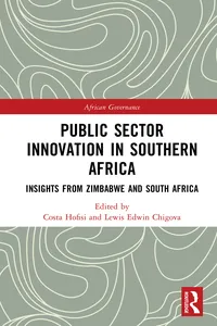 Public Sector Innovation in Southern Africa_cover