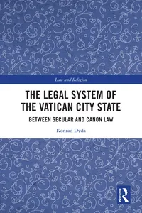 The Legal System of the Vatican City State_cover