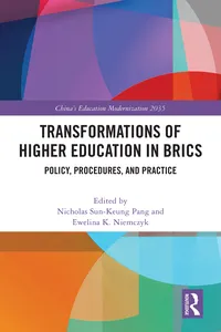 Transformations of Higher Education in BRICS_cover