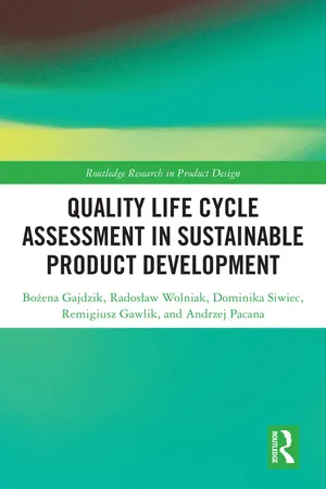 Quality Life Cycle Assessment in Sustainable Product Development