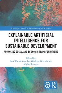 Explainable Artificial Intelligence for Sustainable Development