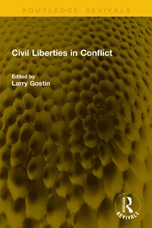 Civil Liberties in Conflict