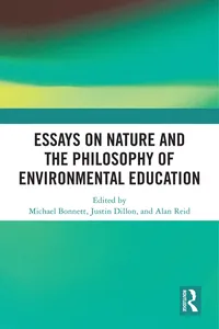 Essays on Nature and the Philosophy of Environmental Education_cover