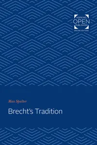 Brecht's Tradition_cover