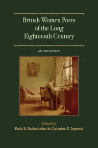British Women Poets of the Long Eighteenth Century_cover