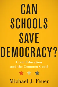 Can Schools Save Democracy?_cover