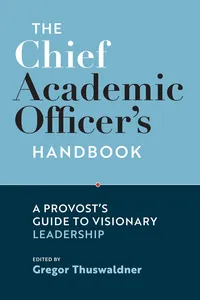 The Chief Academic Officer's Handbook