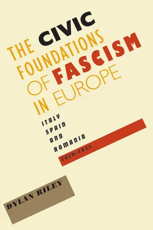The Civic Foundations of Fascism in Europe