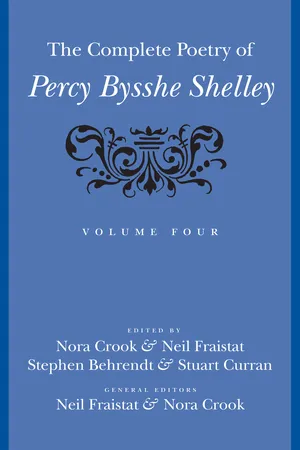 The Complete Poetry of Percy Bysshe Shelley