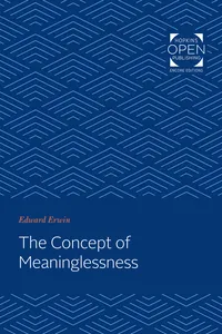The Concept of Meaninglessness_cover