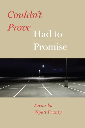 Couldn't Prove, Had to Promise