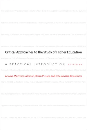 Critical Approaches to the Study of Higher Education